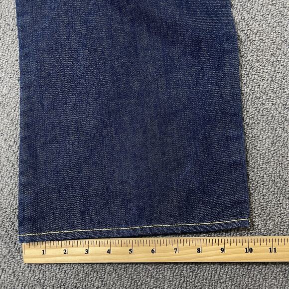 Ciano Farmer cstar Jeans Mens 44 Blue Straight Leg Gold Dragon Embroidery Denim - Picture 9 of 14